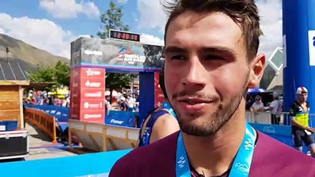 Baptiste Neveu (L'Alpe d'Huez), 6e du triathlon M - 26072019