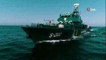 Hazar Denizi'nde batan İran gemisinin görüntüleri yayınlandı
