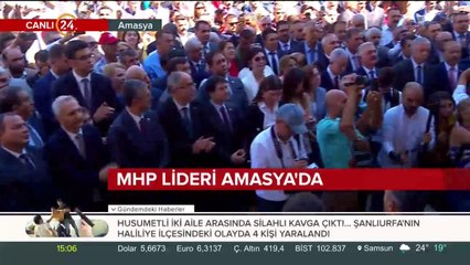 MHP Genel Başkanı Devlet Bahçeli Amasya'da