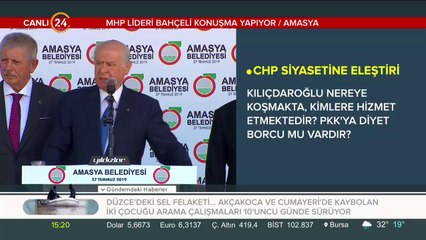 MHP Genel Başkanı Devlet Bahçeli Amasya'da