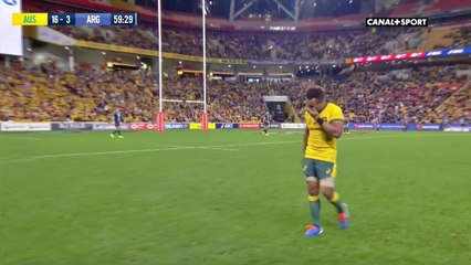 La standing ovation  du Suncorp Stadium de Brisbane pour la sortie de Will Genia