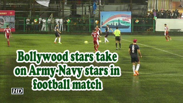 Kargil Vijay Diwas | Bollywood stars take on Army-Navy stars in football match