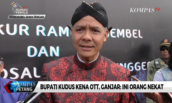 Bupati Kudus Kena OTT, Ganjar: Ini Orang Nekat