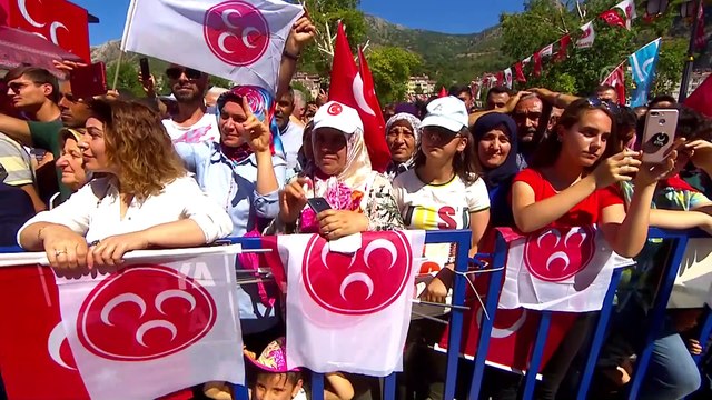 Bahçeli: 'MHP varsa umut vardır, huzur vardır, çare vardır, sarsılmaz bir duruş vardır, sağlam bir şuur vardır' - AMASYA