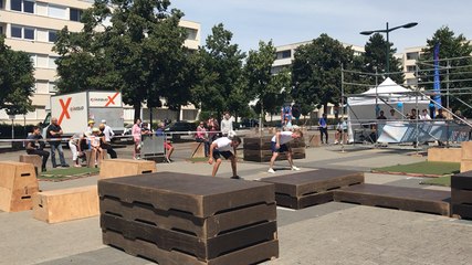 Foot freestyle pour le Tramway 2019 à Caen