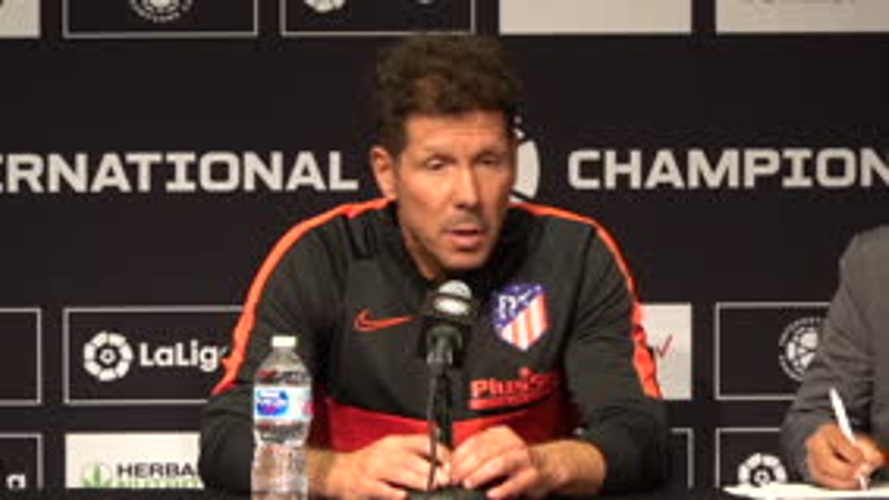 ICC: Atlético - Simeone ravi de la performance de ses joueurs