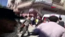 KİLİS-Azez'de bomba yüklü motosikletle saldırı 11 yaralı