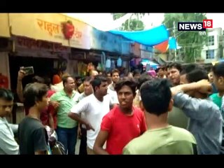 अतिक्रमण हटाने आए प्रभारी के साथ व्यापारियों ने की धक्का-मुक्की