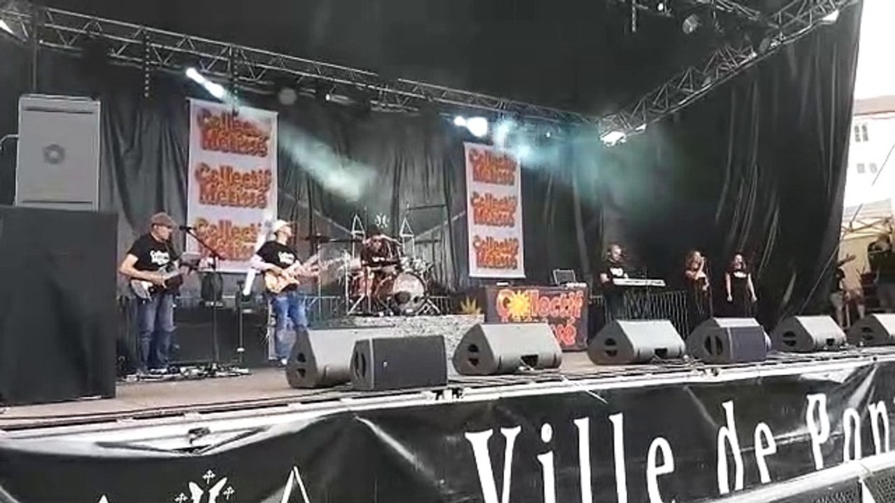 Le Collectif Métissé en répétition avant le concert de ce samedi soir, place Duroc à  Pont-à-Mousson