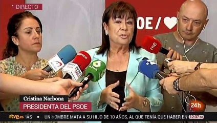 Narbona valora positivamente la propuesta de IU, que aboga por un acuerdo programático con el PSOE