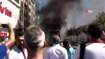 Esenyurt'ta Özel Halk Otobüsünde Aniden Yangın Çıktı