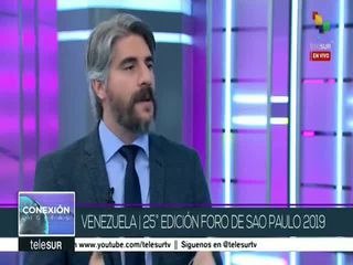 Amauri Chamorro analiza retos de la 25 edición del Foro de Sao Paulo