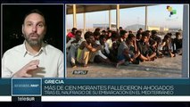 Mueren 150 migrantes tras naufragio en el Mediterráneo