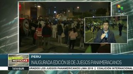 Perú: queda inaugurada la edición 18 de los Juegos Panamericanos