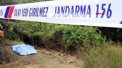 Dere yatağında ölü bulundu