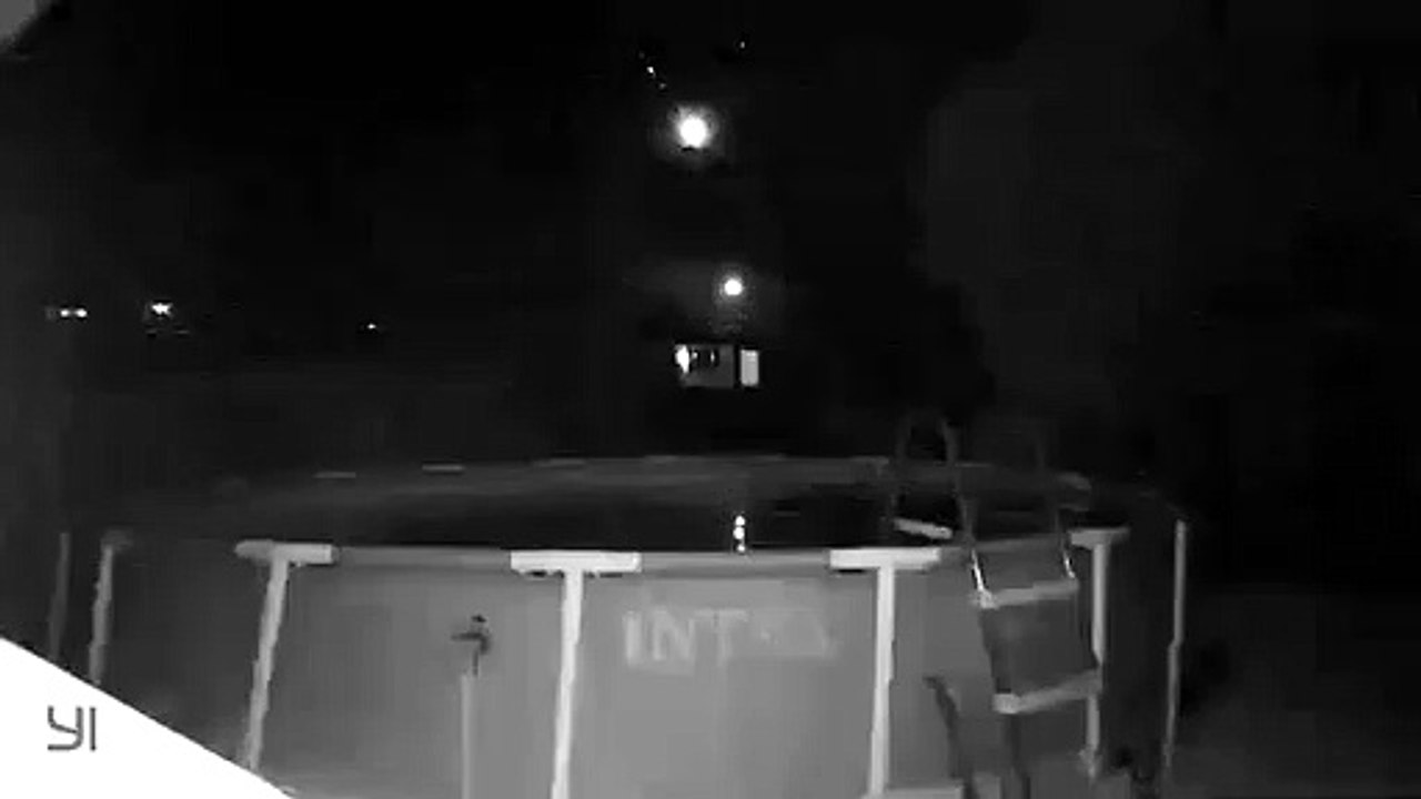 Security Camera Captures Meteor Lighting Up Sky