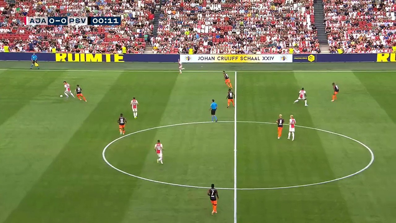 Dolberg GOAL - Ajax 1-0 PSV  - 27 JUL 2019