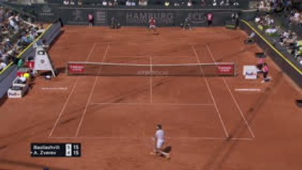 Hambourg - Quel point marathon entre Zverev et Basilashvili !