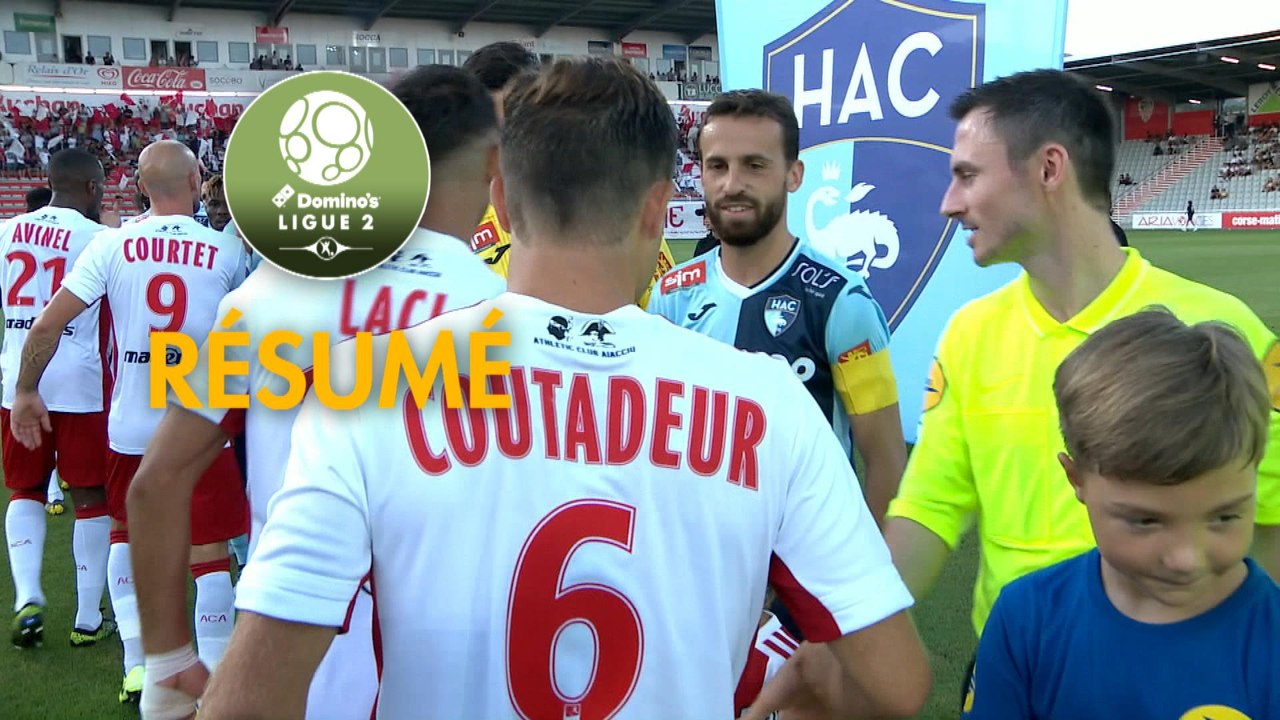 AC Ajaccio - Havre AC (2-2)  - Résumé - (ACA-HAC) / 2019-20