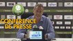 Conférence de presse EA Guingamp - Grenoble Foot 38 (3-3) : Patrice LAIR (EAG) - Philippe  HINSCHBERGER (GF38) - 2019/2020