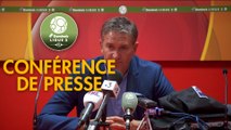 Conférence de presse Le Mans FC - RC Lens (1-2) : Richard DEZIRE (LEMANS) - Philippe  MONTANIER (RCL) - 2019/2020