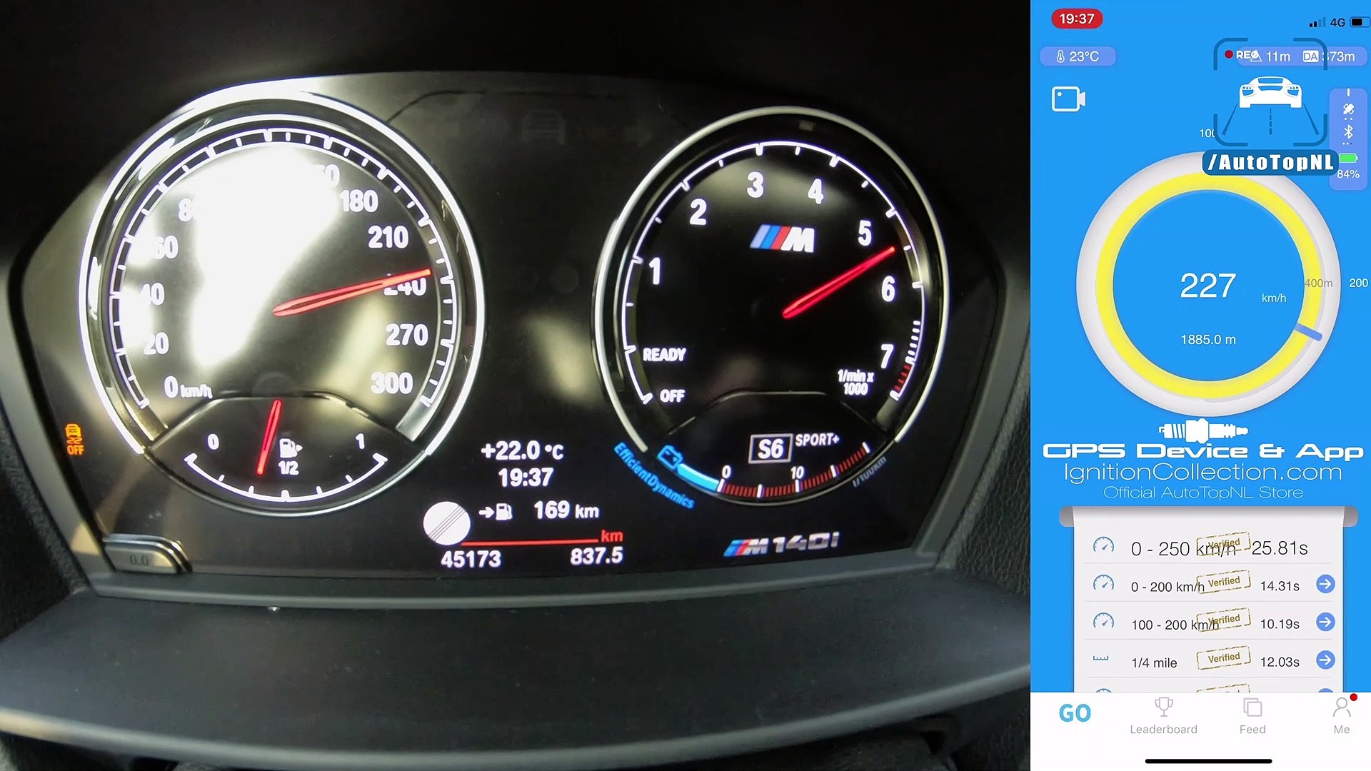 467HP BMW M140i xDrive MS Tuning 0-290km/h ACCELERATION by AutoTopNL