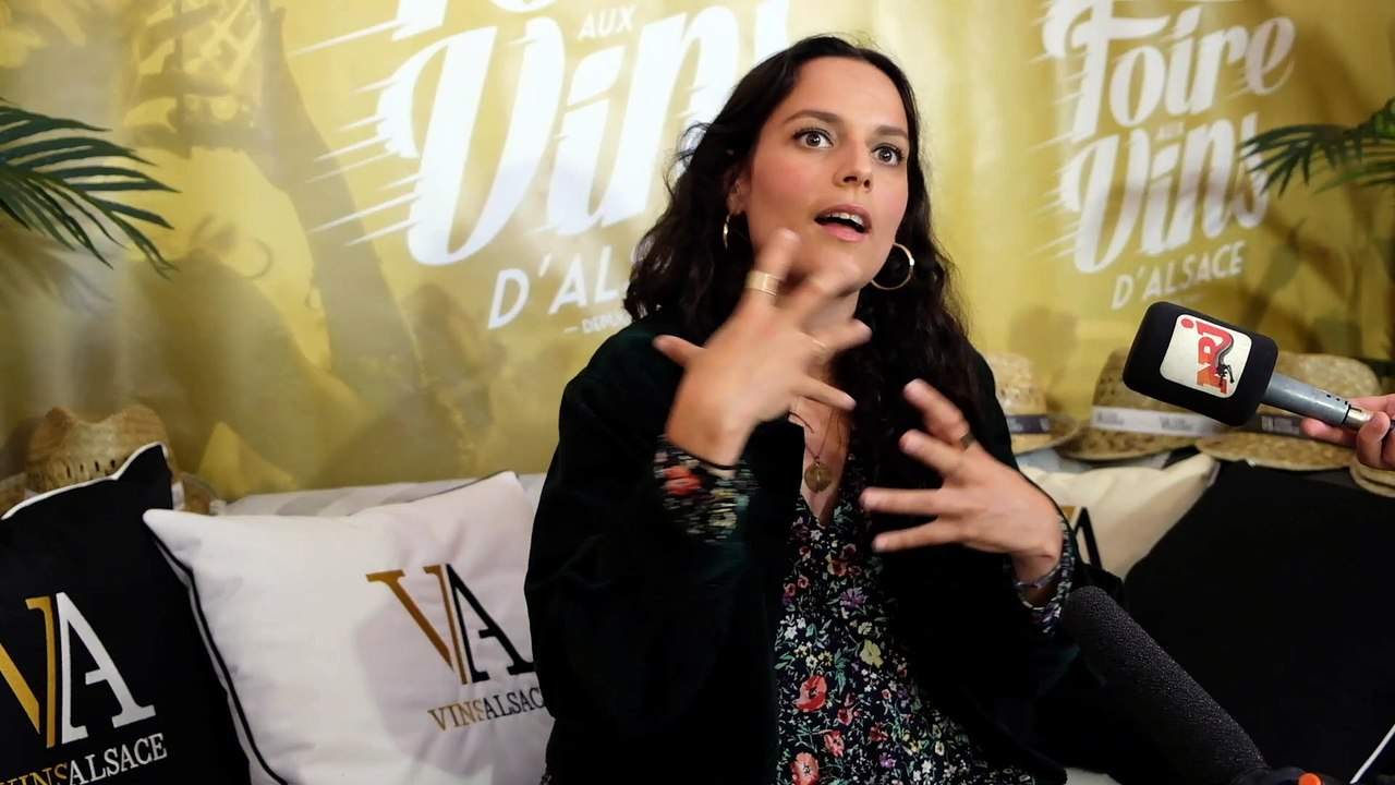 Anna Chedid, alias Nach assurait la première partie de son frère -M- à la Foire aux vins