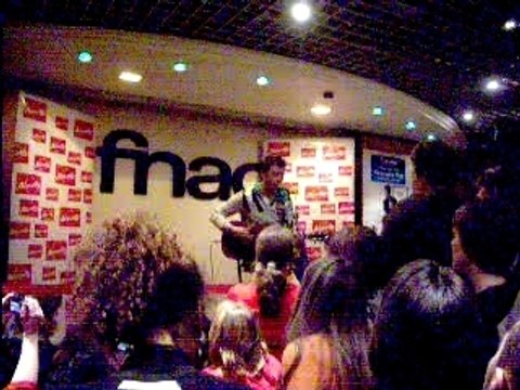 Christophe maé Show-case Angers le 18/01/08