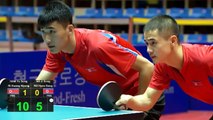 An Ji Song/Ro Hyon Song vs Ham Yu Song/Ri Kwang Myong | 2019 ITTF Pyongyang Open Highlights (Final)