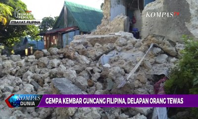 Gempa Kembar Guncang Filipina, Delapan Orang Tewas