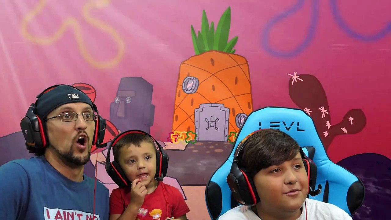 SPONGEBOB SCAREPANTS- -FGTeeV plays Around the Clock - BB -1-   SKIT