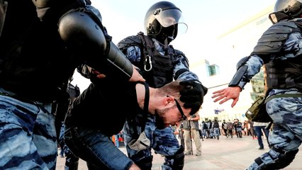 Hundreds arrested at Moscow demonstration for free elections