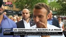 Le Président Emmanuel Macron à propos des 