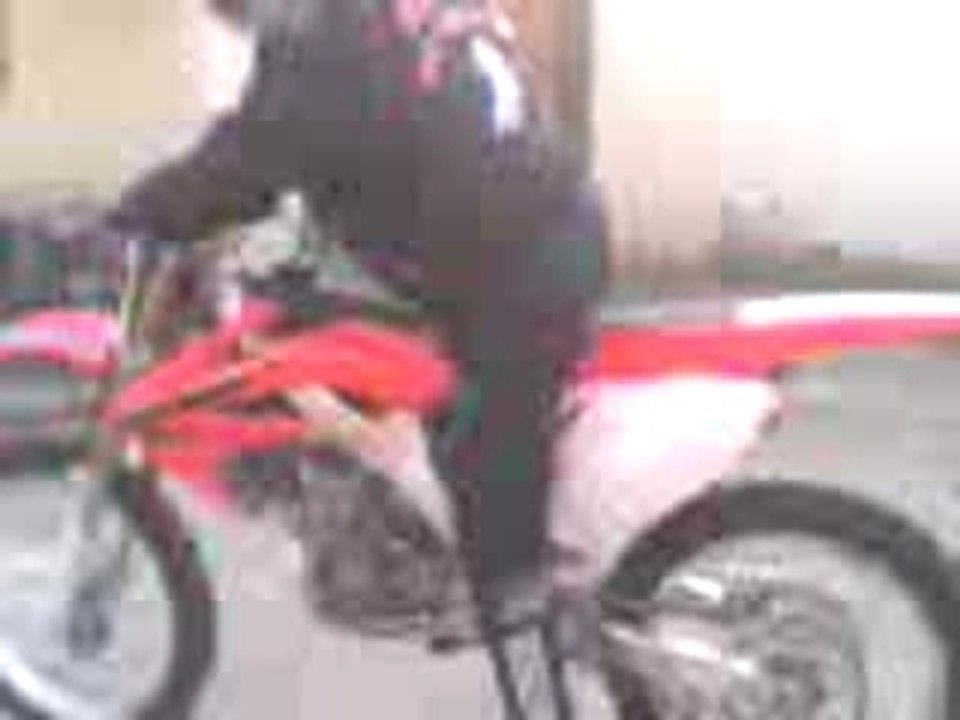 Premier demarage 250 crf 2008 de seba