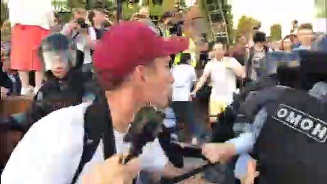 Москва: протесты и задержания