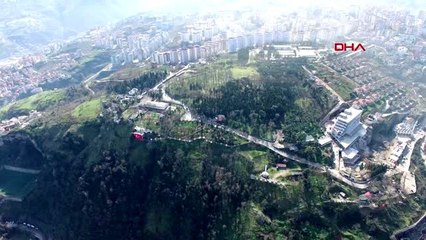 TRABZON DOĞAL SİT ALANI BOZTEPE'DE TÜNEL VE YOL İNŞAATINA TEPKİ