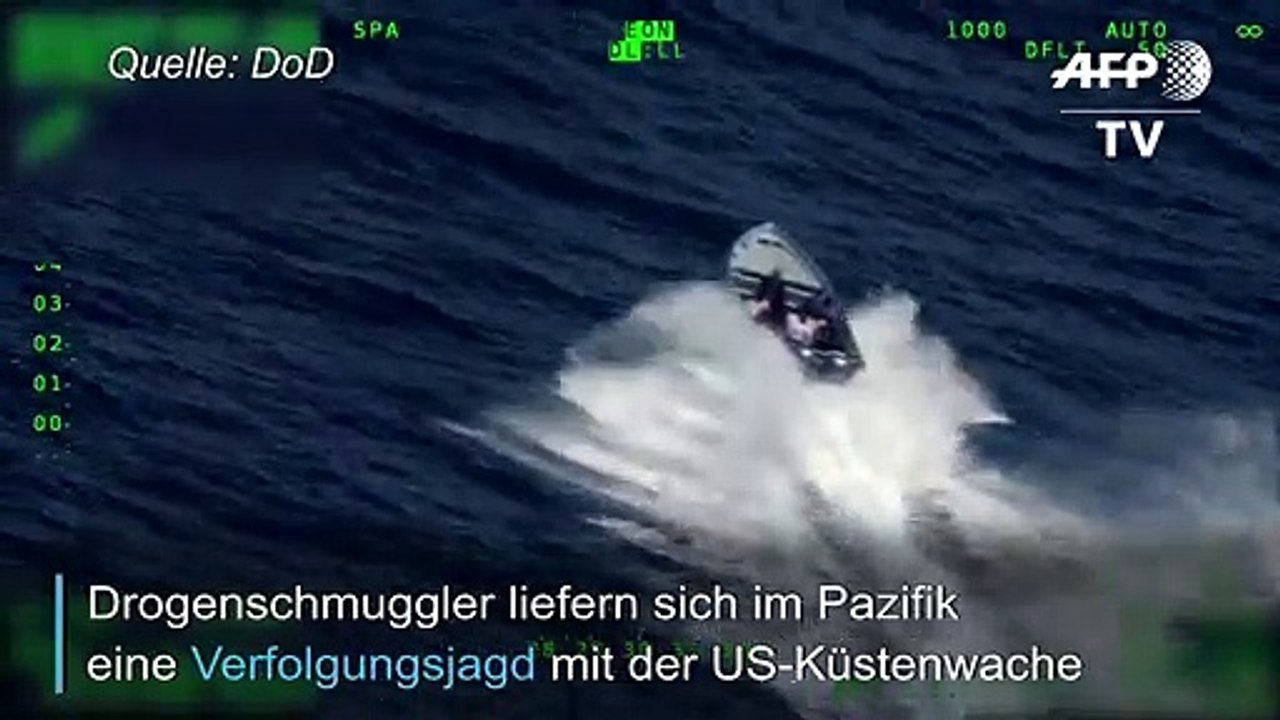 Verfolgungsjagd im Pazifik: Kokain für 350 Millionen Dollar beschlagnahmt