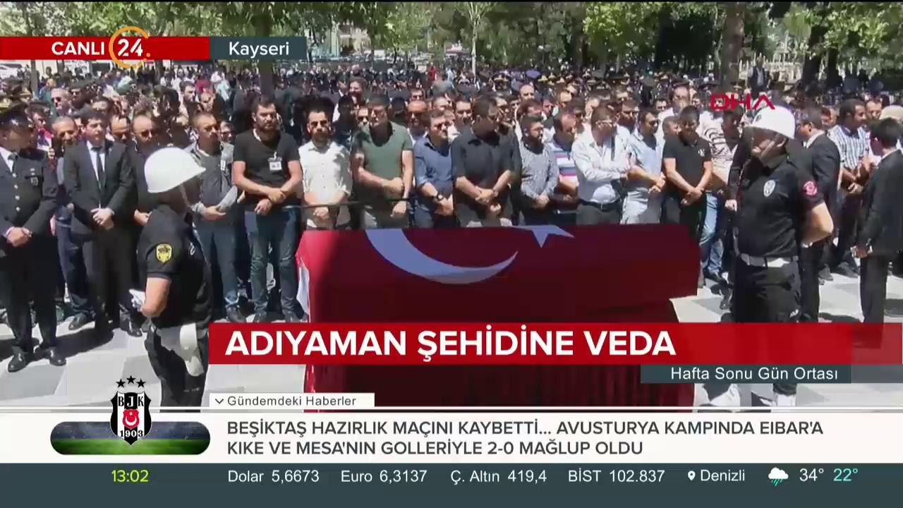 Adıyaman şehidine veda