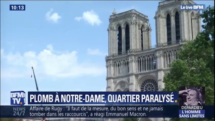 De "possibles contaminations" au plomb paralysent le chantier de Notre-Dame et le quartier