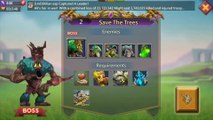 Lords Mobile Limited Challenge Save the trees