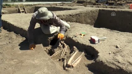 Kafatası olmayan 2 bin 700 yılık kadın iskeleti bulundu