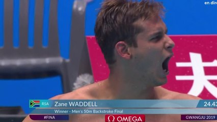 Gwangju 2019 : Zane Waddell sacré sur 50 m dos