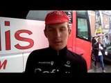 Tour de Wallonie - Étape 2 : Interview d'avant-départ de Dimitri Claeys