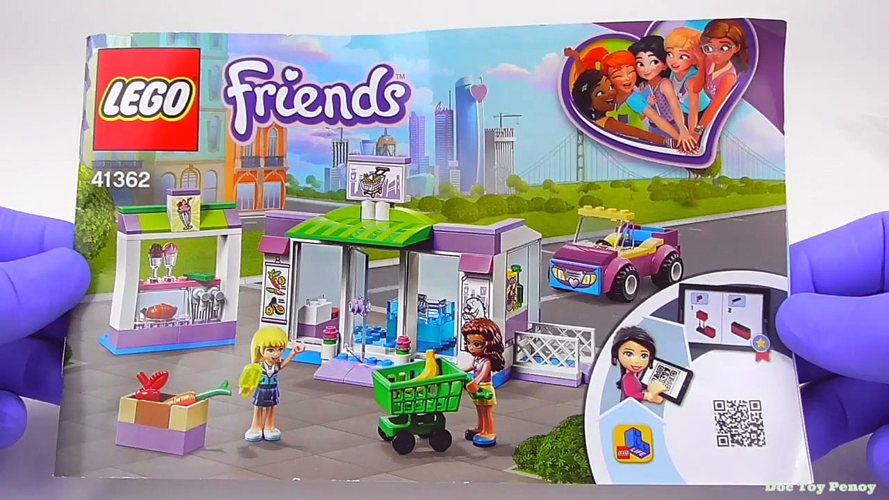 LEGO Friends Heartlake City Supermarket (41362) - Toy Unboxing and Speed  Build - video Dailymotion