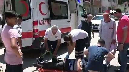 Motosiklet sürücüsüne yastıklı müdahale