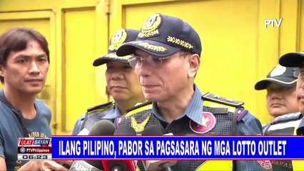 Ilang Pilipino, pabor sa pagsasara ng mga lotto outlet