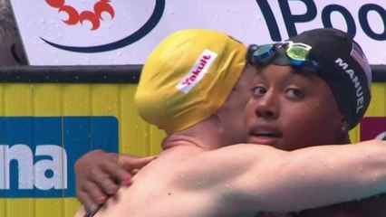 Gwangju 2019 : Incroyable Simone Manuel qui bat Sarah Sjoestroem sur 50 m nage libre