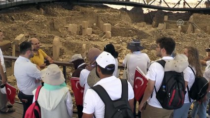 Yabancı öğrenciler Göbeklitepe'yi gezdi - ŞANLIURFA