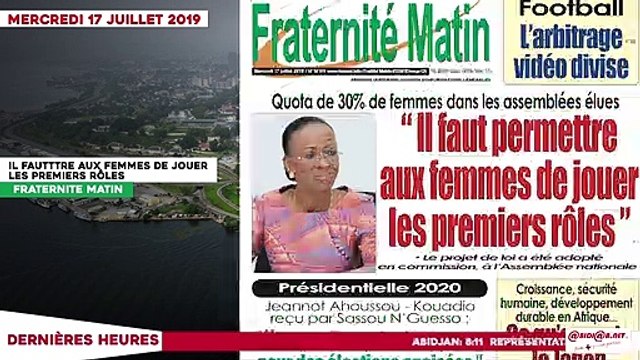 Le Titrologue du 6 juillet 2019- Retirez ce projet de loi ert reprenez les discussions