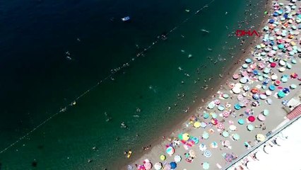 ZONGULDAK HAVADAN GÖRÜNTÜLENEN ZONGULDAK SAHİLLERİ GÜZELLİKLERİYLE BÜYÜLÜYOR